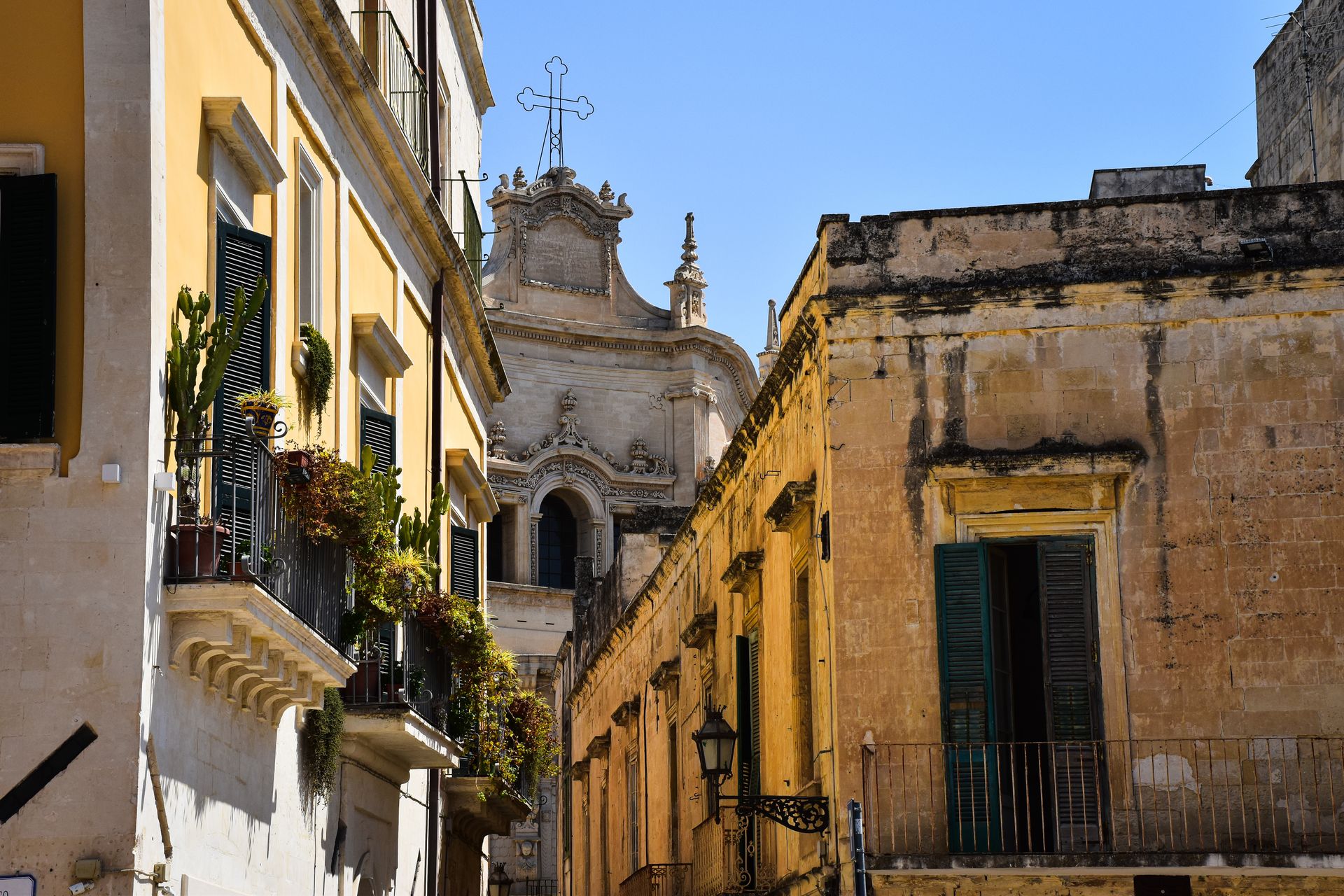 Scorcio del centro storico di Lecce